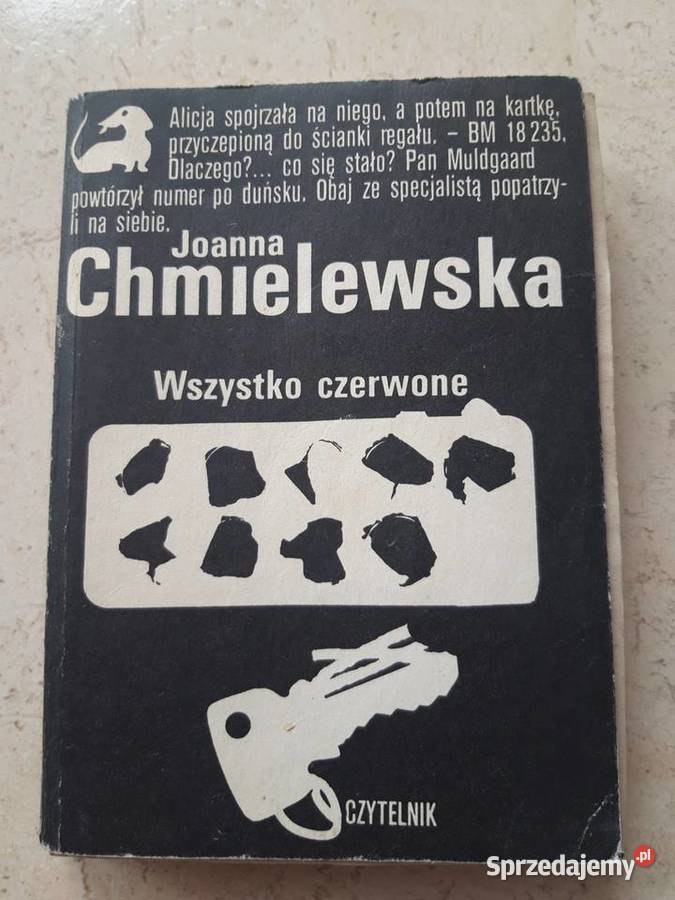 Wszystko czerwone Joanna Chmielewska CZYTELNIK śląskie Bielsko-Biała