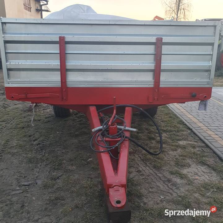 Sprzedam przyczepe jednoosiowa wywrotka nieuszkodzony Garwolin sprzedam