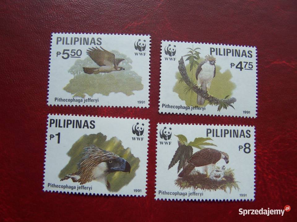 Filipiny 1991 MNH Mi 203841 Fauna Ptaki WWF śląskie sprzedam