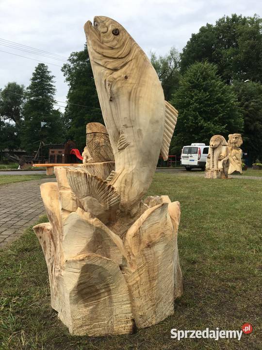 Rzeźbiona ławka artystyczna unikalny akcent do Warszawa