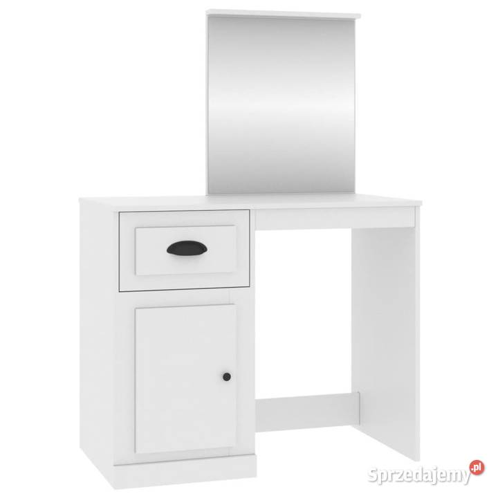 Toaletka z lustrem biała 90x50x1325 WM816760 Warszawa