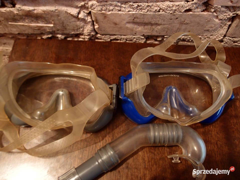Zestaw do nurkowania dwóch osób maska z rurką Łódź