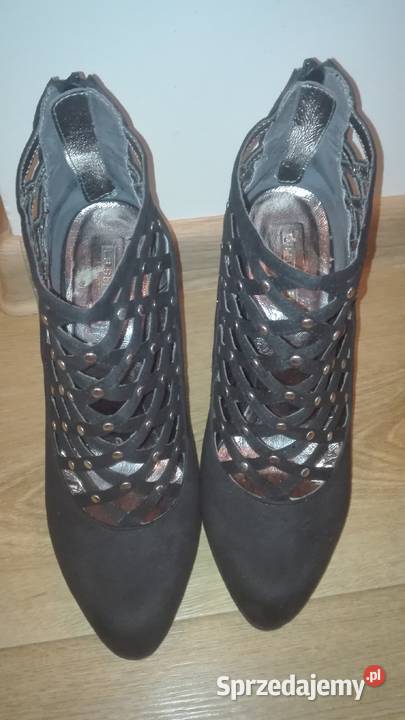 Czarne buty eleganckie na szpilce rozmiar 38 Bielsko-Biała