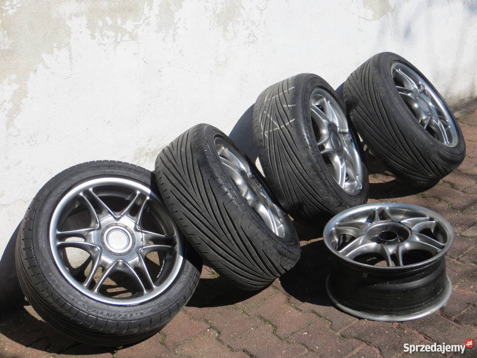 Komplet 4 kół pięciu felg 15 4x98 FIAT z 4 Radzionków