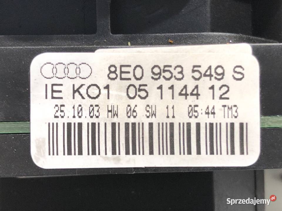 TAŚMA AIRBAG AUDI A4 B6 8E0953549S 0005