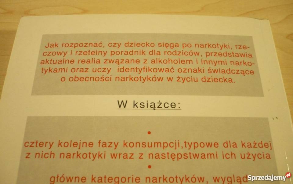 rozpoznać czy dziecko sięga narkotyki fa Poradniki, albumy i reportaże sprzedam