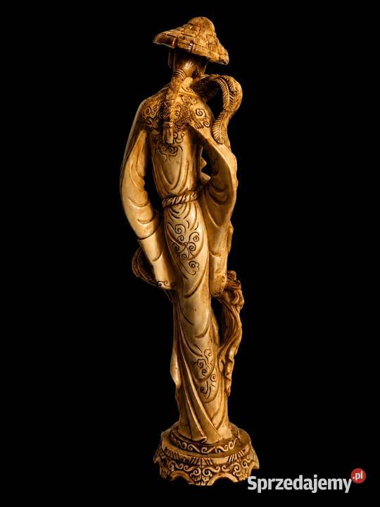 Unikalna Figura Orientalna Chiński Mędrzec ze