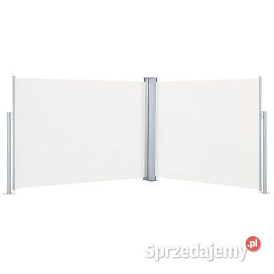 vidaXL Zwijana markiza boczna kremowa 140 x 1000 sprzedam