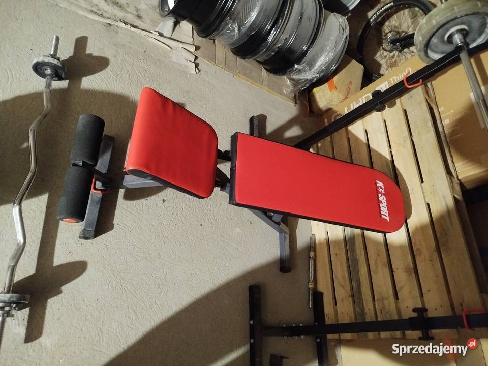 Ławeczka do ćwiczeń 2x Sztanga Gryf Ławka Lublin