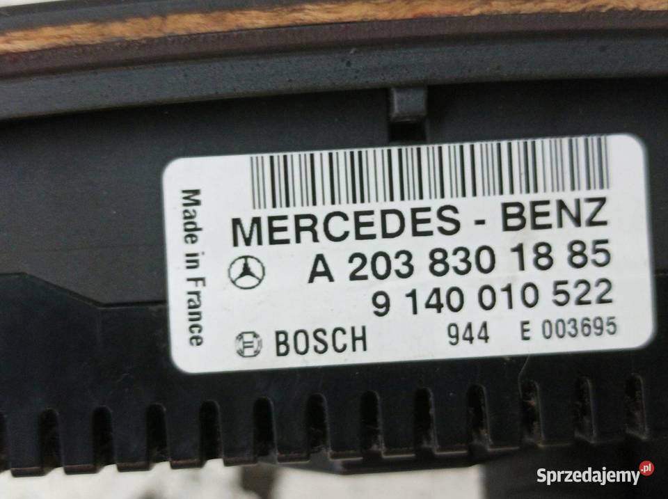 PANEL NAWIEWU 2038301885 MercedesBenz Cklasa II