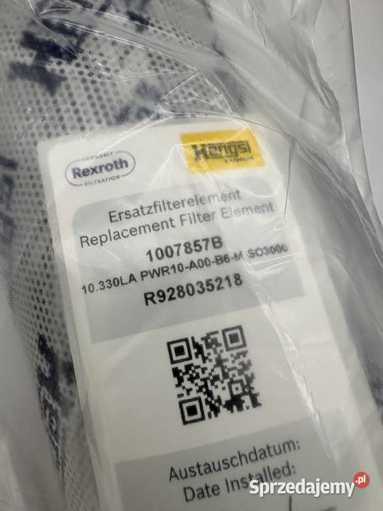 Hengst 1007857B R928035218 Filter element Warszawa