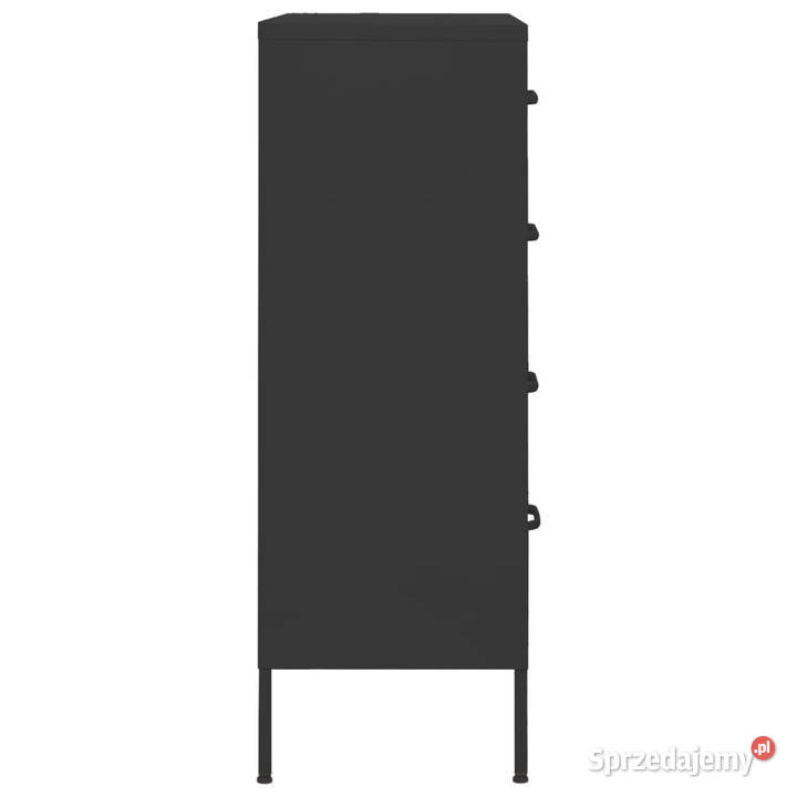 Szafka z szufladami czarna 80x35x1015 stalowa mazowieckie