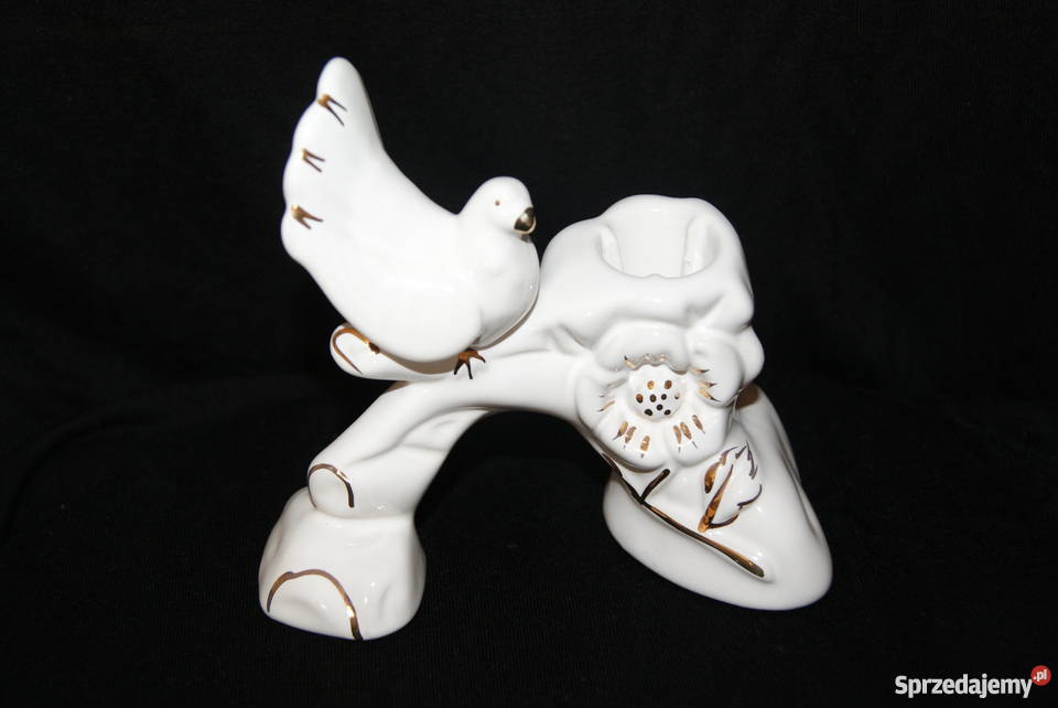 świecznik porcelana