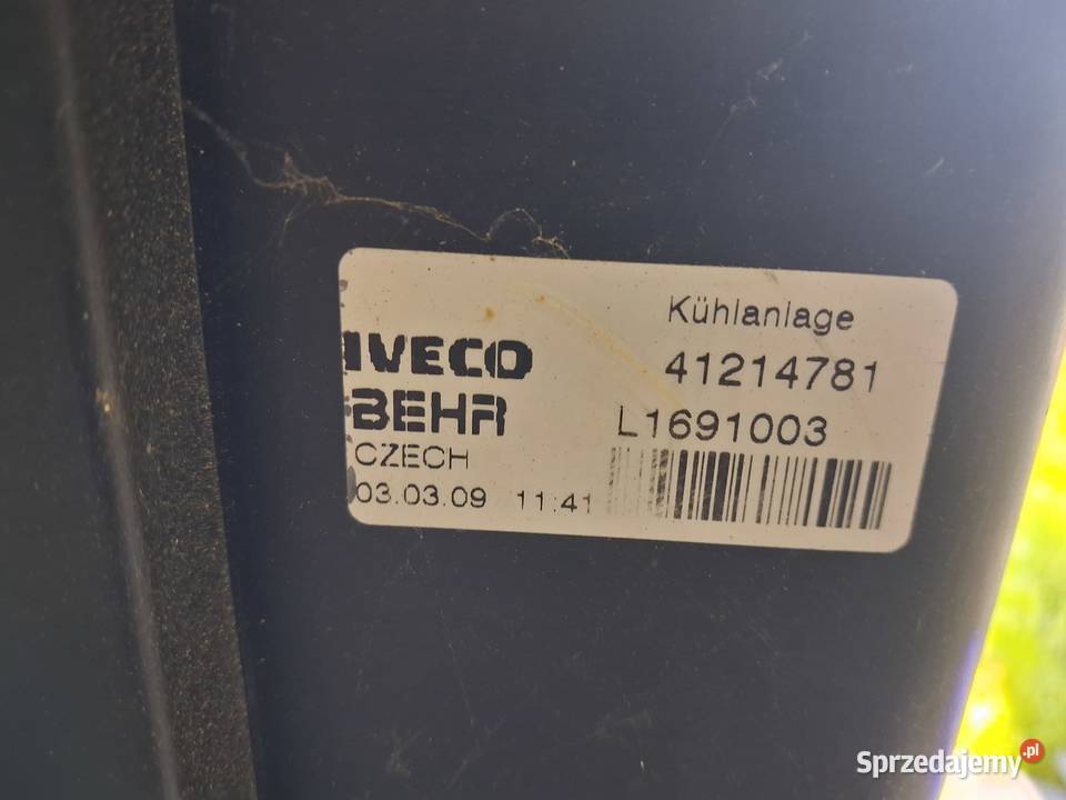 Chłodnica wody powietrza intercooler Mojusz sprzedam