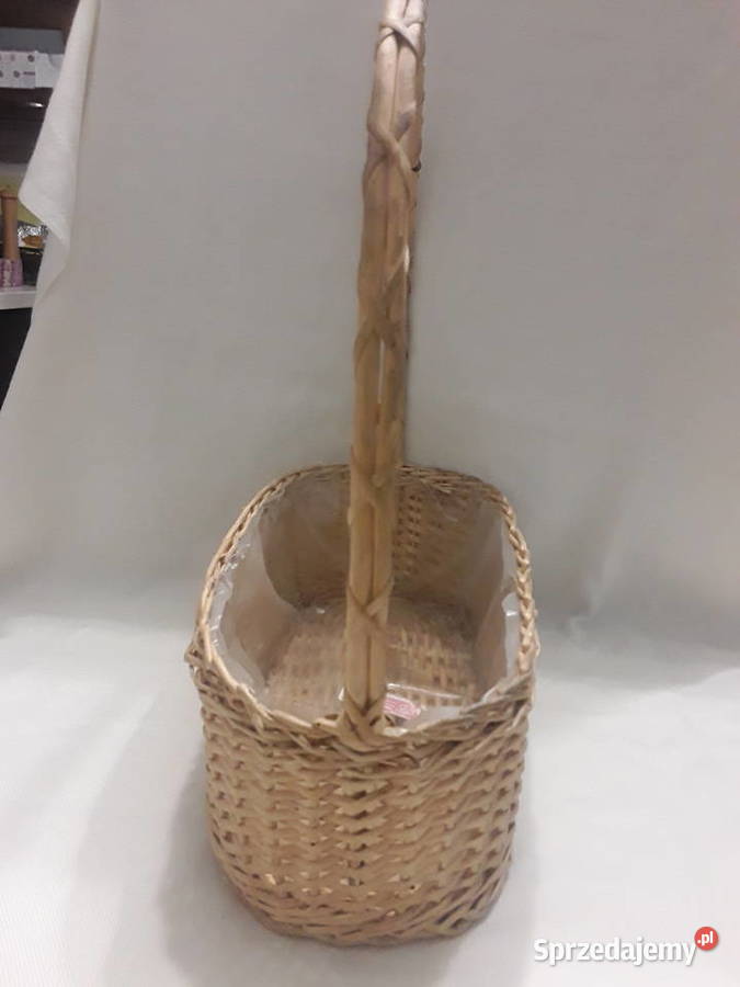 KOSZYK STOJACY OZDOBNY wiklina osłonka na kwiaty Zamość