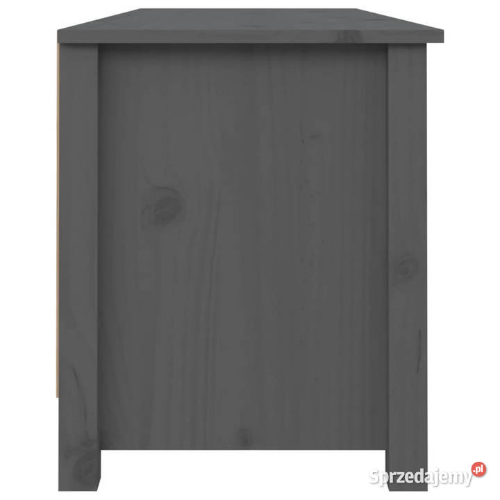 Szafka na buty szara 110x38x455 lite drewno Warszawa