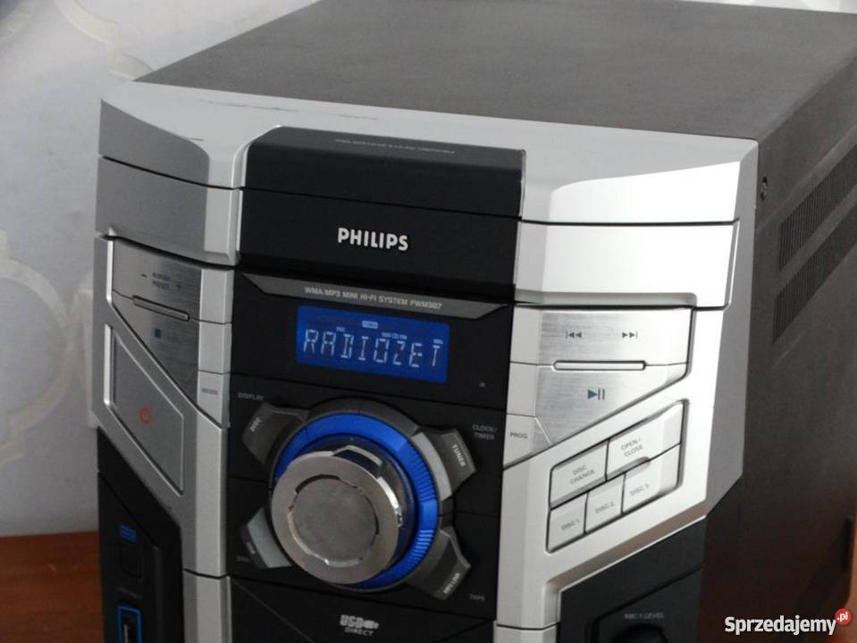 Wieża Philips z USB mp3 RDS sprawna WYSYŁKA Jasło sprzedam