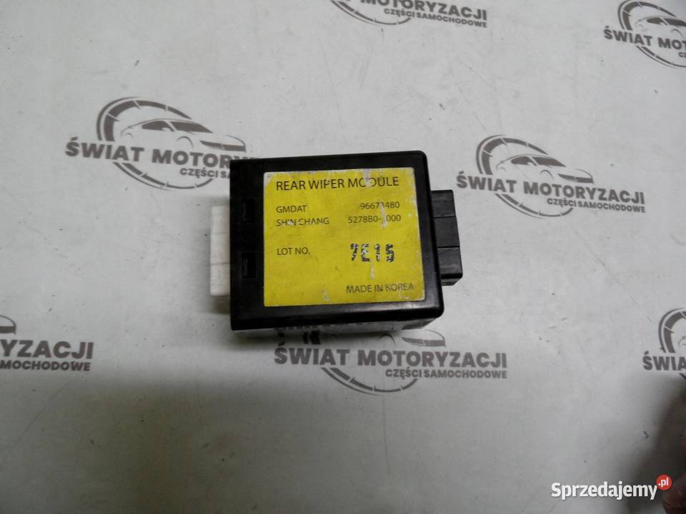 OPEL ANTARA 09r moduł wycieraczki tył 96673480