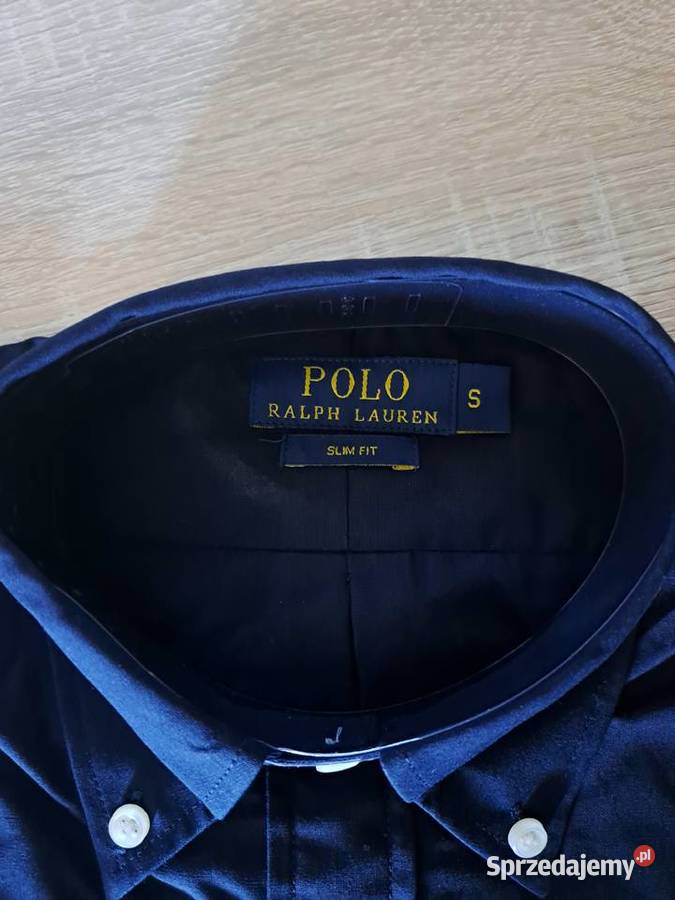 Granatowa koszula Ralph Lauren okazja Rozmiar S Odzież wyjściowa