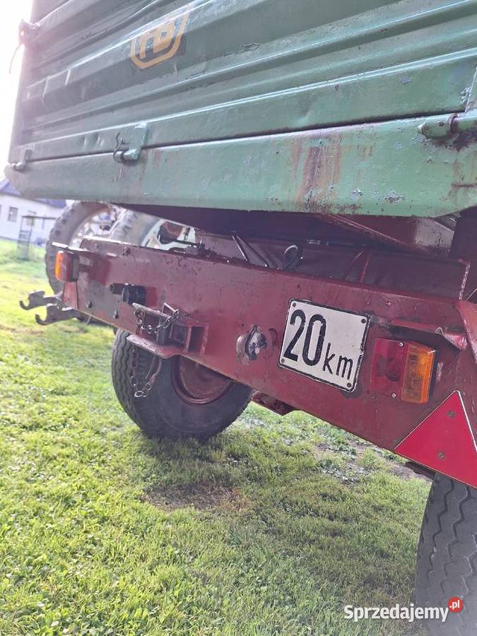 Przyczepa 9 ton Brantner nieuszkodzony Lipnica Wielka