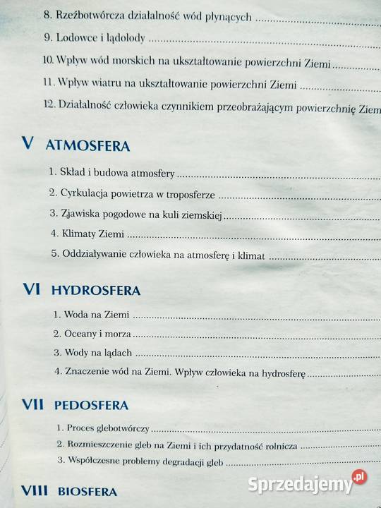 Geografia 1 Ziemia unikatowe książki outlet Antykwariat mazowieckie Warszawa