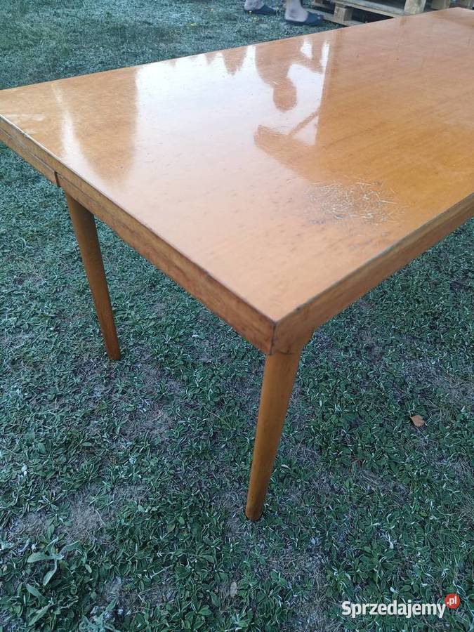 Drewniana ława rozkładana Trojany