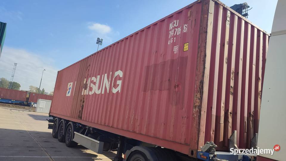 Kontener Morski Magazynowy 40HC 12 metrowy Pewny Kraków
