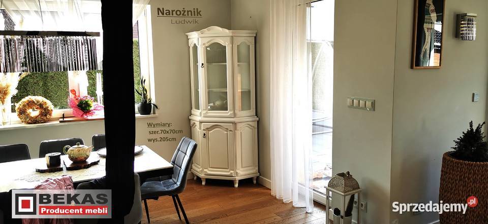 Waniliowy Narożnik Ludwik 70 bez Szprosów ECRU Włocławek