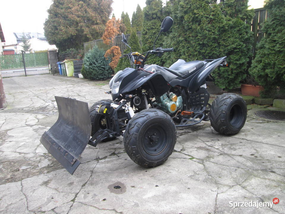 Quad Atv Bashan 200 zarejestrowany z pługiem i Motocykle, skutery, quady opolskie Praszka sprzedam