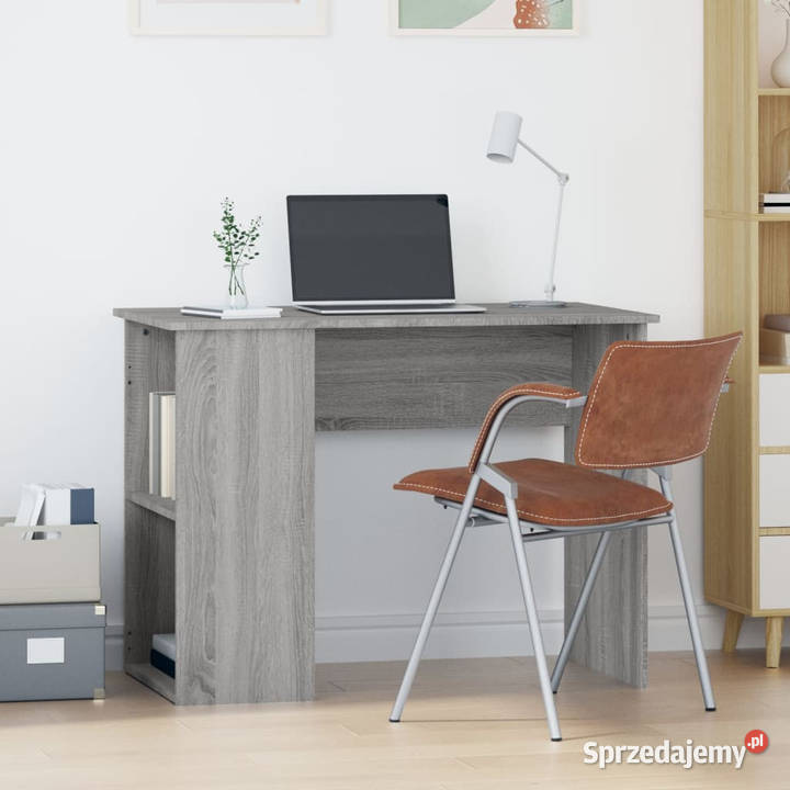 Biurko szary dąb sonoma 100x55x75 materiał Warszawa