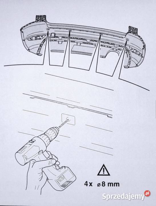 WYCINAK OTWORNICA POD CZUJNIKI PARKOWANIA 18MM małopolskie Kraków