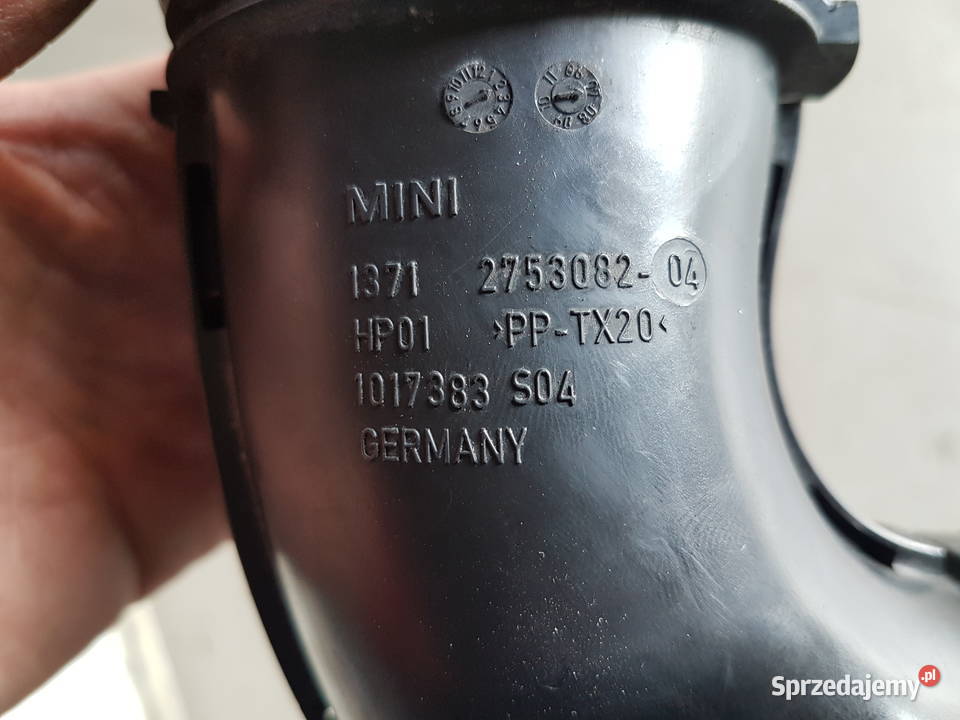 COOPER S R56 RURA POWIETRZA DOLOT 2753082 1371 Silniki i osprzęt Turek