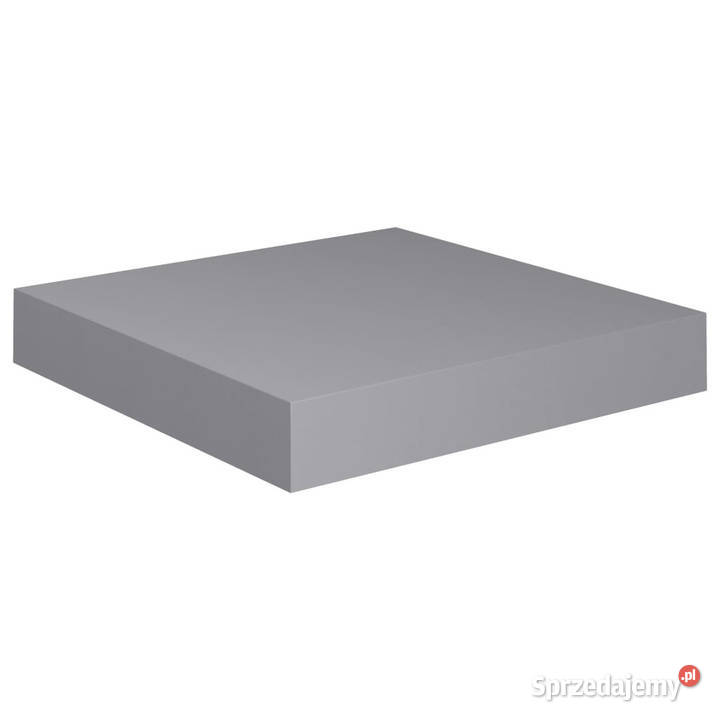 Półki ścienne 2 szare 23 x 235 x 38 MDF WM323845