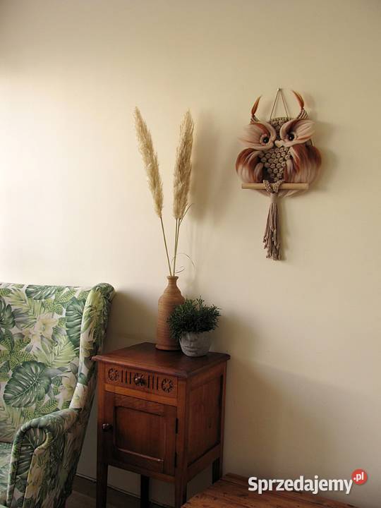 Sowa makrama puchacz rękodzieło hand made Wrocław