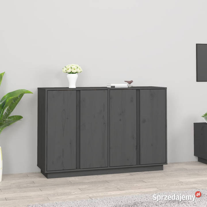 Szafka szara 120x35x80 lite drewno sosnowe Warszawa