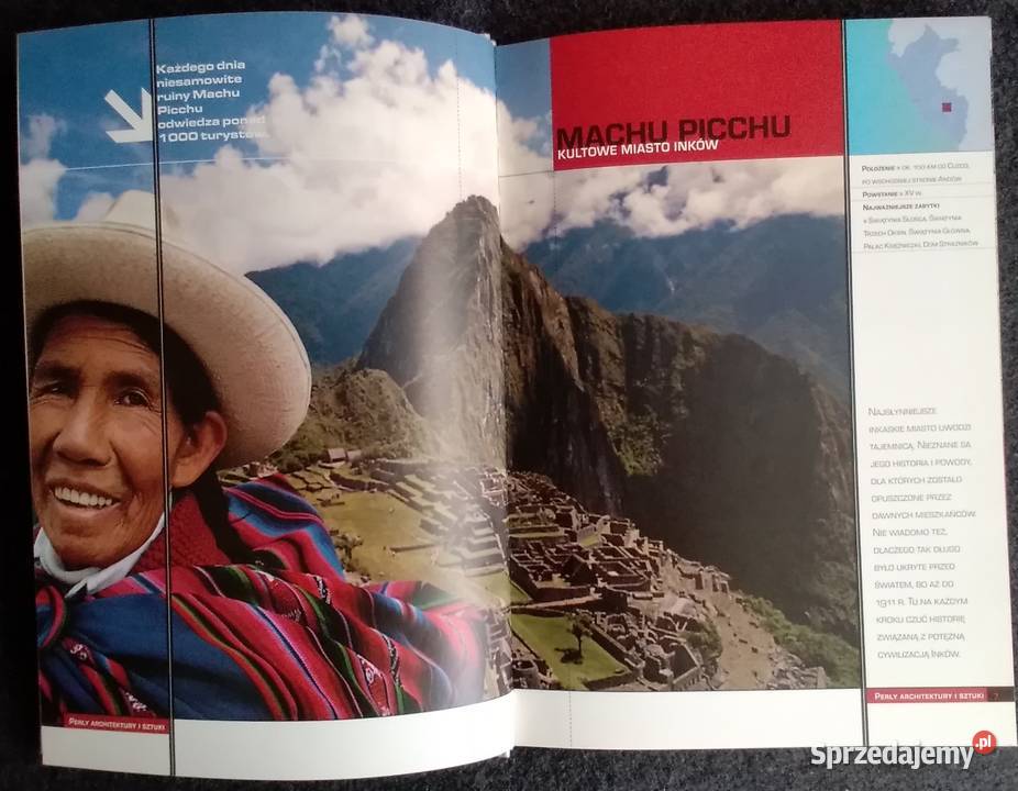 Peru cuda świata kolekcja 2008 R Rok wydania 2008 Książki i Podręczniki Łódź sprzedam