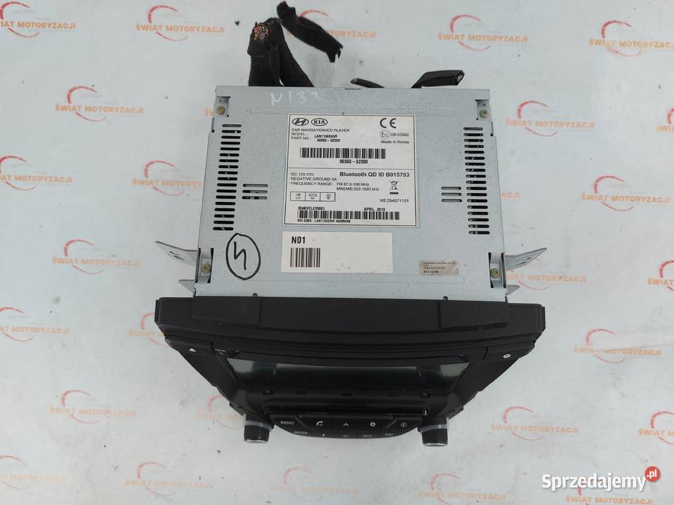 HYUNDAI i40 BLUE 13r radio nawigacja 965603Z000 osobowe świętokrzyskie Kielce