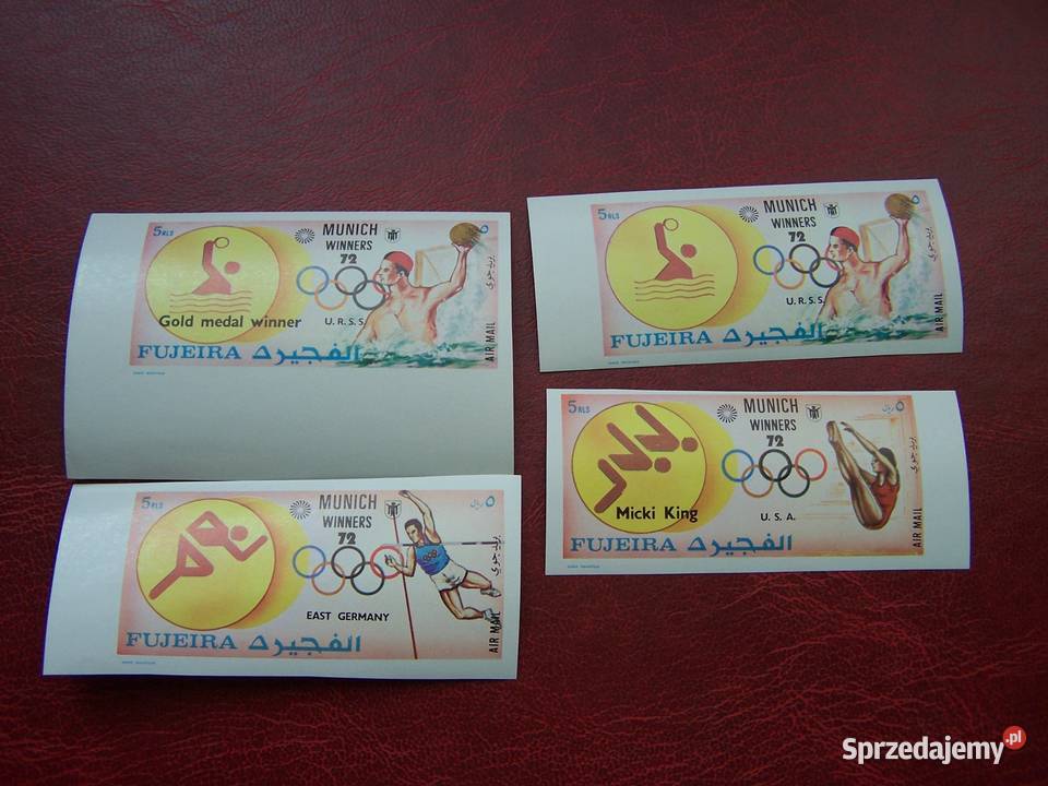Fujeira 1972 MNH cięte Sport Olimpiada Monachium Tychy