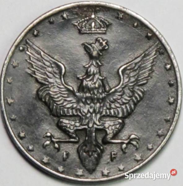 20 Fenigów Królestwo Polskie 1917 r Destrukt sprzedam
