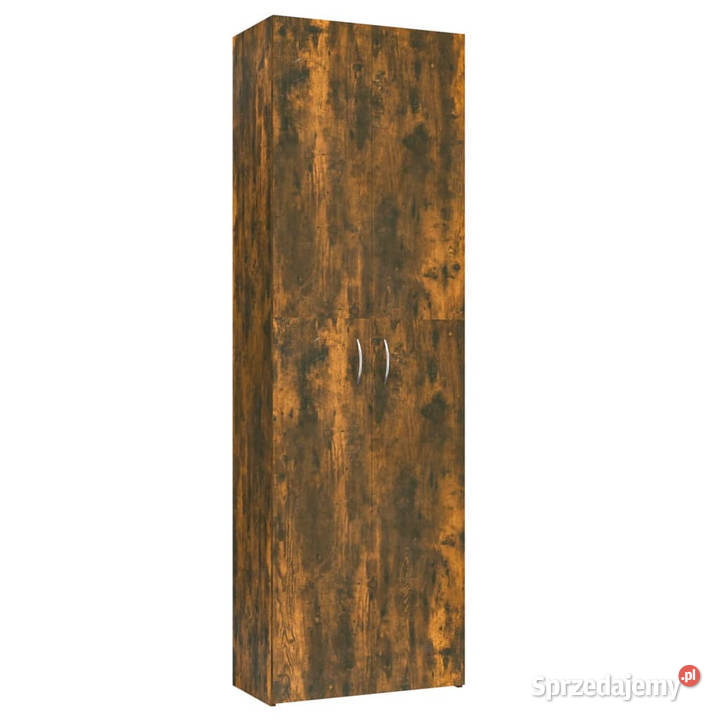 Szafa biurowa przydymiony dąb 60x32x190 WM815279 mazowieckie sprzedam