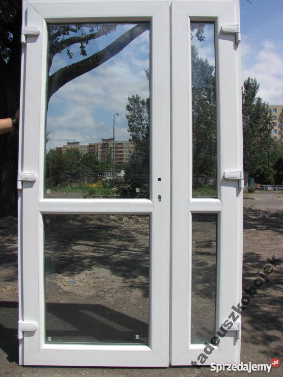 DRZWI PCV 140 X 210 SKLEPOWE CIEPŁE PCV mazowieckie Warszawa