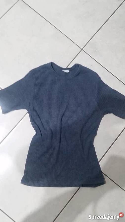 koszulka tshirt zgaszony granat Rozmiar 38(M) Topy i koszulki Kielce sprzedam