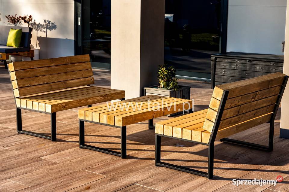 Meble ogrodowe z palet gastronomia ogród wysyłka Żory