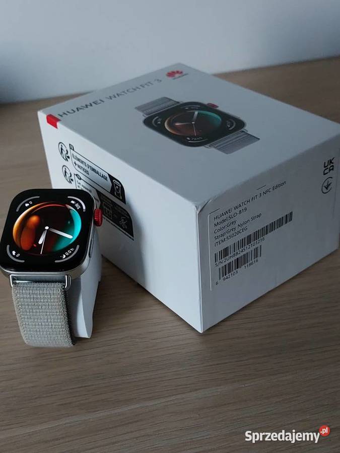 Huawei Watch Fit 3 z oryginalnym pudełkiem mazowieckie Warszawa