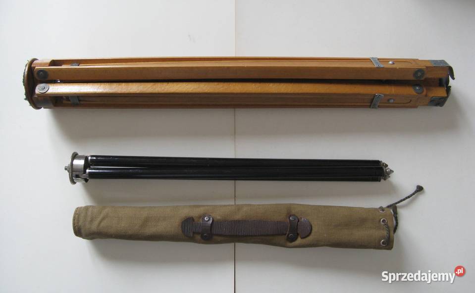 Statyw drewniany i mosiężny Antyki Dąbrowa Górnicza