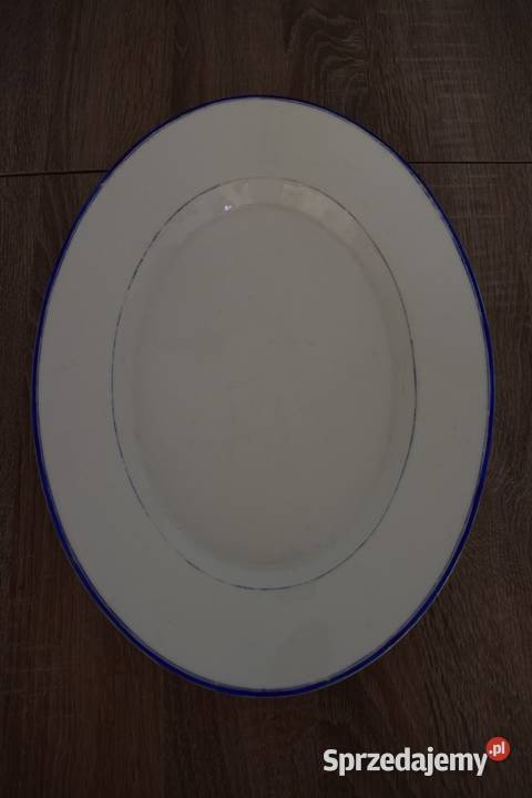 Duży półmisek z manufaktury Śląskiej HOhme 1882 Porcelana i szkło Chełmno