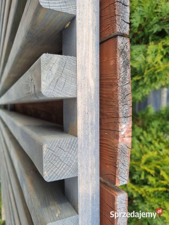 Panel ogrodzeniowy lamelowy pionowy przęsło