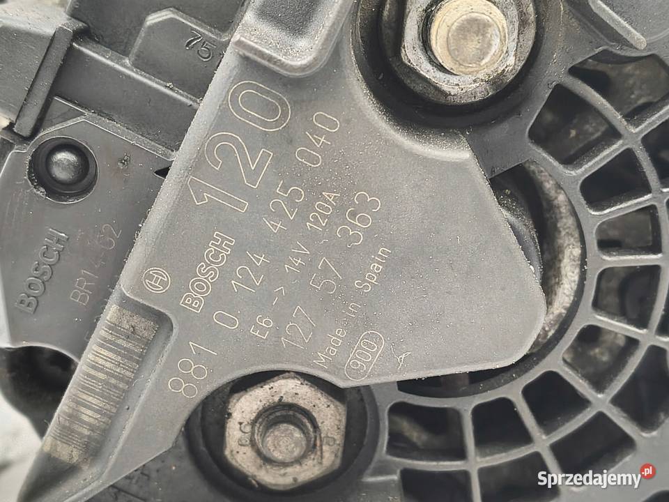 ALTERNATOR Saab 93 93 II 20 T bosch 0124425040 Układ elektryczny silnika