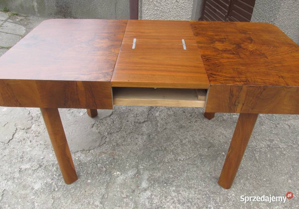Stół Art Deco halabala do renowacji orzech Białystok sprzedam