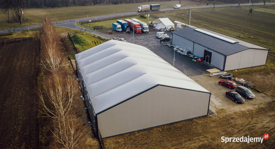 Hala namiotowa 15x22m magazyn sprzedam 15x22x45m Magazynowanie Katowice